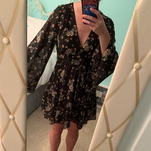 Black Long Sleeve Free People Dress